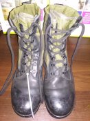 Берцы военные тропические черые/олива облегчёнки - оригинал BW Baltes Tropenstiefel р.44 (лот №16)