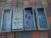 Патронные цинки 4 штуки и одна крышка