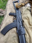 макет АКС 74 під  стартовий 8мм.патрон.