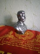 бюст сталина металл