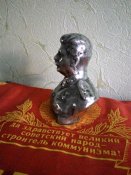 бюст сталина металл