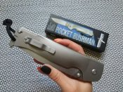 Складной нож от компании Cold Steel. Модель Pocket Bushman. Оригинал.