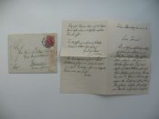 Письмо Кайзеровсякя Германия 1913 год