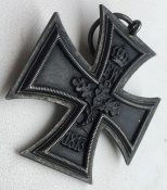 Железный крест 2,( двойное клеймо Fr),ПМВ