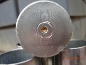 рюмки для спиртного с выстрелов ЗУ-22. кол-во 5 шт.края фаской..материал латунь.