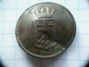 Пруський гудзик ПСВ в позолоті.