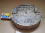 Крышка бака от порохового заряда 150-мм тяжелой полевой гаубицы sFH.18