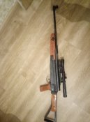 Винтовка с усиленной пружиной