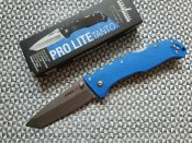 Складной нож от компании Cold Steel. Модель Pro Lite Tanto (Blue).  Оригинал.