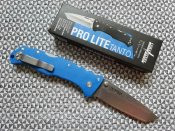 Складной нож от компании Cold Steel. Модель Pro Lite Tanto (Blue).  Оригинал.