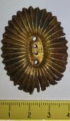 офицерская кокарда РИА с клеймом с 1 грн за вашу цену (усы целы, нижняя часть)