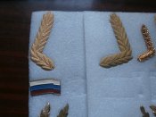 Орнаменты на головные уборы и армейскую форму .