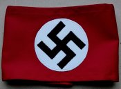 Флаг NSDAP ( Nationalsozialistische Deutsche Arbeiterpartei ). Третий Рейх.