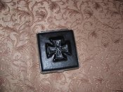Портсигар из кожи "Железный крест"