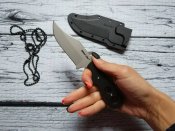 Нож с фиксированным клинком от компании Cold Steel. Модель Mini Tac® Bowie (49HCF). Оригинал.