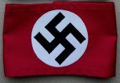 Флаг NSDAP + Нарукавная повязка NSDAP. Третий Рейх.