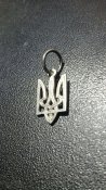 Кулон "Тризуб" 8х12 мм (срібло)