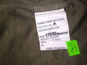 Оригинальная термофутболка CoolMax в цвете Light Olive, PCS армии Великобритании. Размер 170/90 (M)
