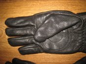 Лот № А1259 Перчатки черные зимние Австрия р. 8
