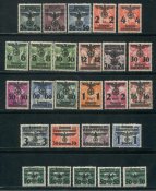 1940 Рейх Генералгубернаторство орлы надпечатки полная серия