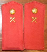 Погоны ВВ МВД,периода 56-69 гг. крап