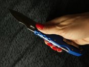 Складной нож от компании Cold Steel. Модель Pro Lite Sport (Blue). Оригинал