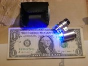 Карманный микроскоп 60X с LED и ультрафиолетовой подсветкой