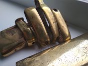 Детали ножен шашки РИА ,,А,,