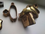 Детали ножен шашки РИА ,,А,,