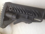Приклад телескопический складной c аммортизатором Fab Defense для АК-47/74