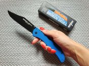 Складной нож от компании Cold Steel. Модель Broken Skull IV (Blue). Оригинал