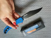 Складной нож от компании Cold Steel. Модель Broken Skull IV (Blue). Оригинал