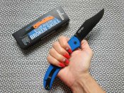 Складной нож от компании Cold Steel. Модель Broken Skull IV (Blue). Оригинал