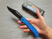 Складной нож от компании Cold Steel. Модель Broken Skull IV (Blue). Оригинал