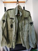 US Army M65 coat cold weather field OG-107. Контракт 1969 года. M-R