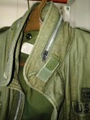 US Army M65 coat cold weather field OG-107. Контракт 1969 года. M-R