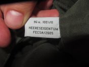 Брюки армии Австрии KAZ 03 96-100/1-2. теплые