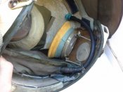 Шлем авиационный не новый есть трещинка на стекле