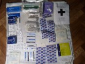 Аптечка медицинская морская"First aid kit" solars "Kit1"зеленая