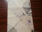 Письмо - трех-угольник  от 13 апреля 1942 года .