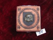 Кожаный портсигар "3. SS-Panzer-Division „Totenkopf“