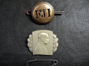 Комплект знаков на полевое кепи пехотинца Австро-Венгрии.