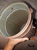 Противогазный бак короткий, в сохране