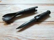 Набор ложка - нож - вилка Ka-Bar Tactical Spork (9909). Оригинал
