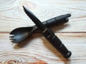 Набор ложка - нож - вилка Ka-Bar Tactical Spork (9909). Оригинал