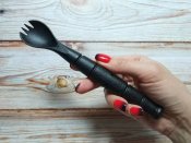 Набор ложка - нож - вилка Ka-Bar Tactical Spork (9909). Оригинал