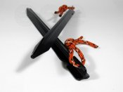 Алюминиевые колышки для палатки черные 10 шт