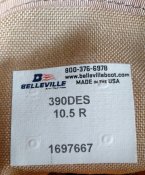 Новые берцы Belleville размер 10,5