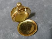 Золотые жилетные часы Waltham
