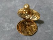 Золотые жилетные часы Waltham